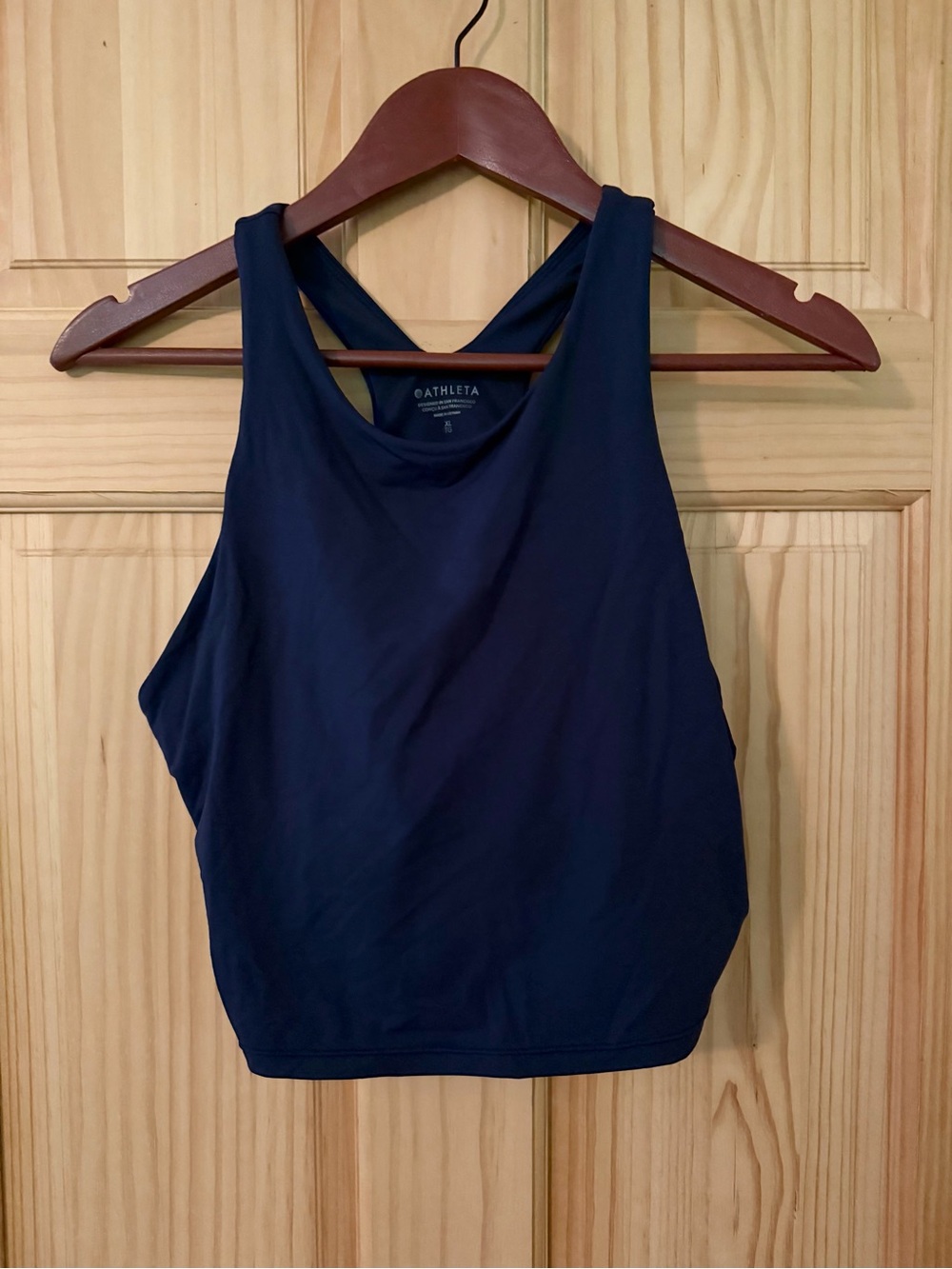 Athleta Deep Navy Racerback Sports Tank